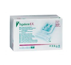 Tegaderm&trade; I.V. Transparentverband mit Pflasterstreifen